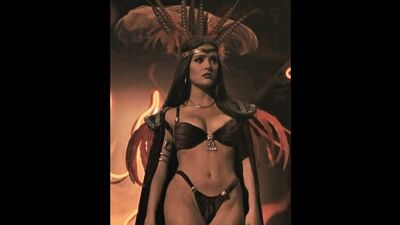 Танец Сальмы Хайек (От заката до рассвета) / Salma Hayek со змеёй под "After dark"
