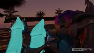 3D Yiff by Dreamertooth Furry Porn Sex E621 Fye Straight Scalie