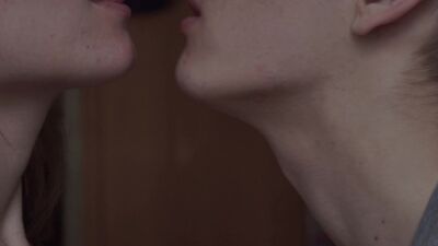 Nipple sucking sloppy romantic kissing and neck licking nympho couple