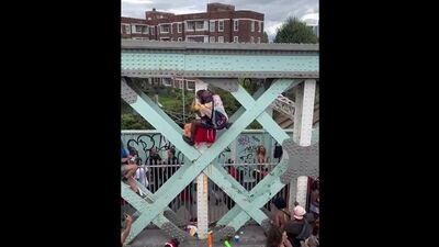 "Cultural enrichment" at the Notting Hill Carnival in the UK.